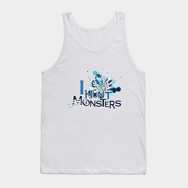 I Hunt Monster Tank Top by MinosArt